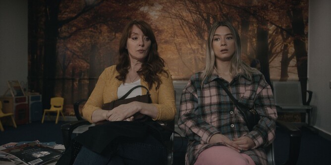 GREY MATTER  - Elizabeth Berrington portrays Eileen and Eloise Smyth plays Chloe