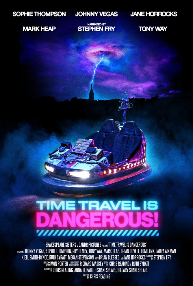 TIME TRAVEL IS DANGEROUS film poster for uk sci-fi