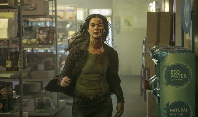 Vanessa Grasse (Leatherface) and Emily Tennant (Dirk Gently’s Holistic Detective Agency), Open 24 Hours is a bone-tingling gore fest that’ll have your heart racing all night.