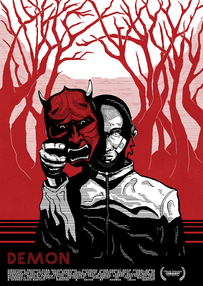 First Look Trailer & Poster Drops For Mind-Bending British Film DEMON Ahead Of Cinequest 2021 World Premiere.