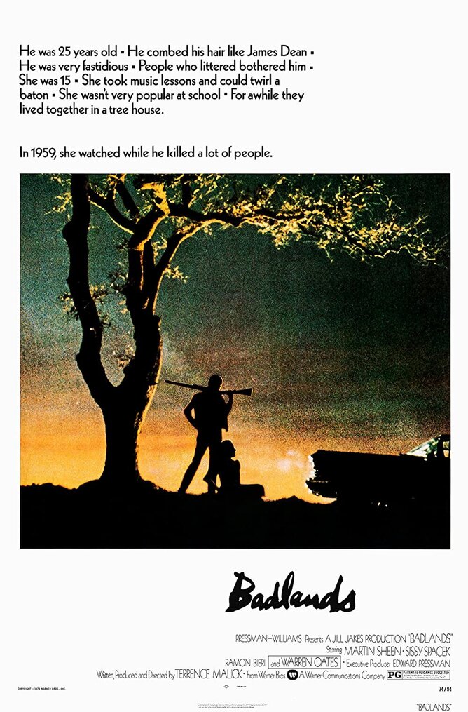 6) BADLANDS - Road Movies Not To be Missed