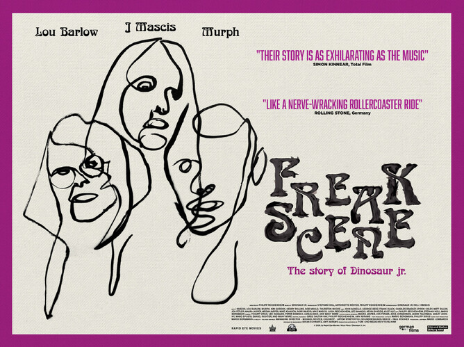  FREAKSCENE - THE STORY OF DINSOAUR JR. will be released in UK Cinemas from 1st October 2021.