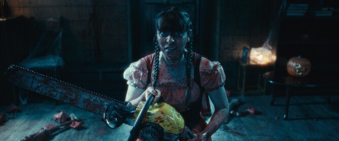 HOW TO KILL MONSTERS - Lyndsey Craine as the chainsaw wielding Jamie