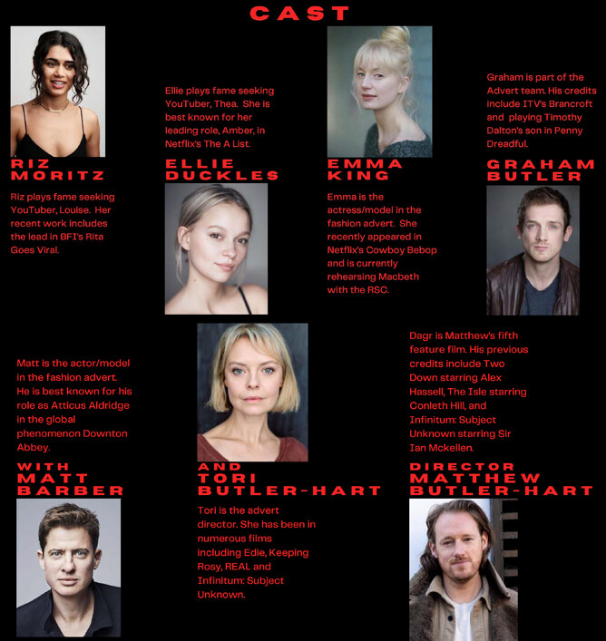 DAGR - Cast: Riz Moritz, Ellie Duckles, Emma King, Graham Butler, Matt Barber, Tori Butler-Hart