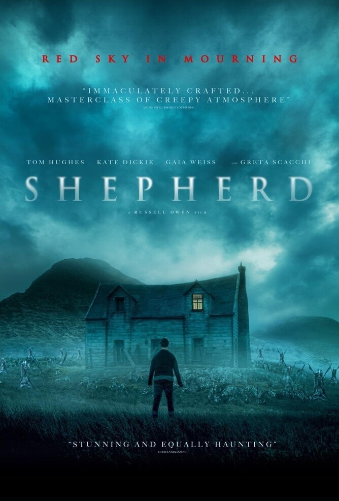 SHEPHERD stars Tom Hughes, Kate Dickie, Gaia Weiss & Greta Scacchi.