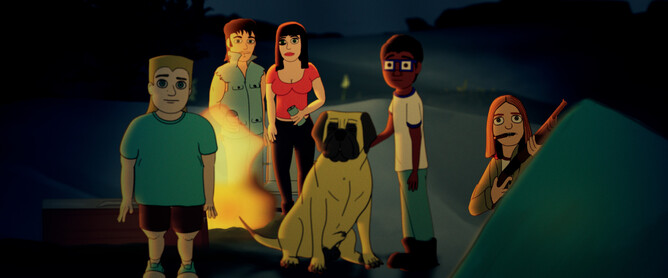 THE WEIRD KIDZ - Three 12-year-olds embark on a 12-year-olds face crushes and canyon myths in a comedic animated journey