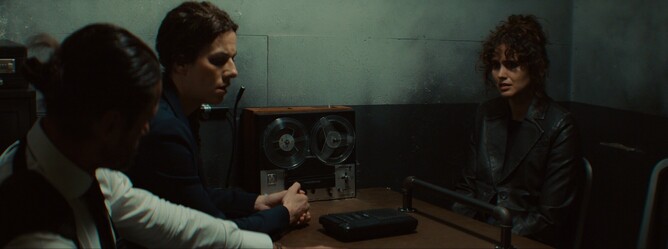 Fab Santino as Collymore and Taylor Boo as Miller