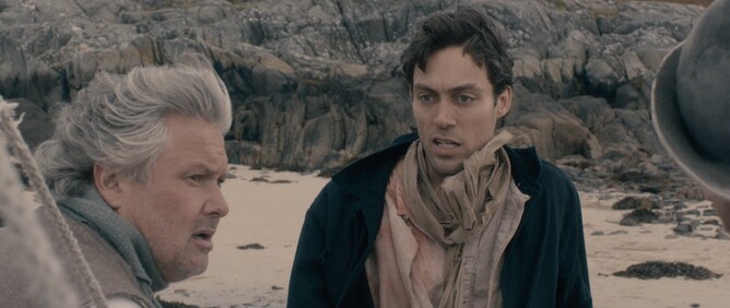 Conleth Hill & Alex Hassell in THE ISLE
