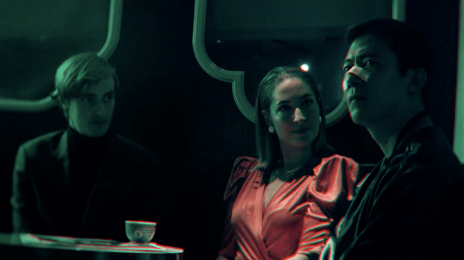 CHARLIE BLACKWOOD as the boss in Clay's Redemption