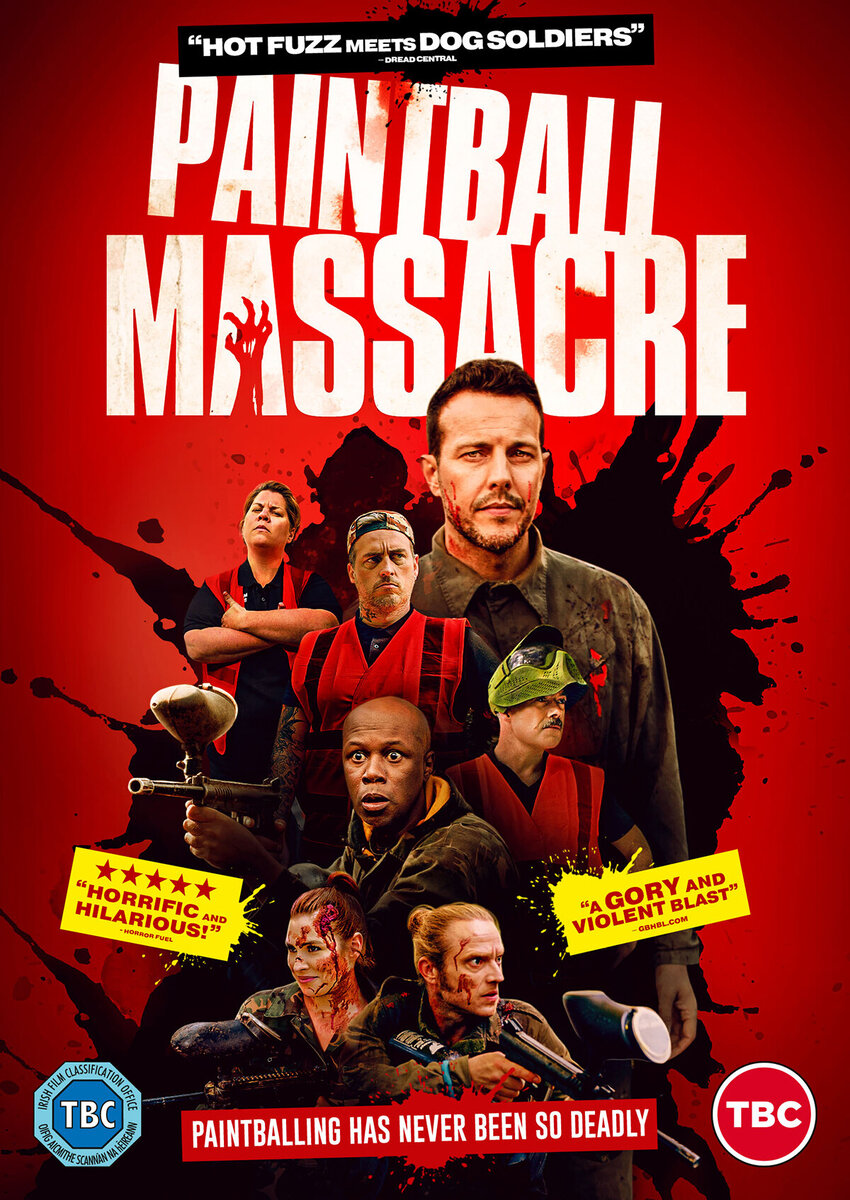 Exclusive Artwork Revealed For Gory Comedy Horror PAINTBALL MASSACRE