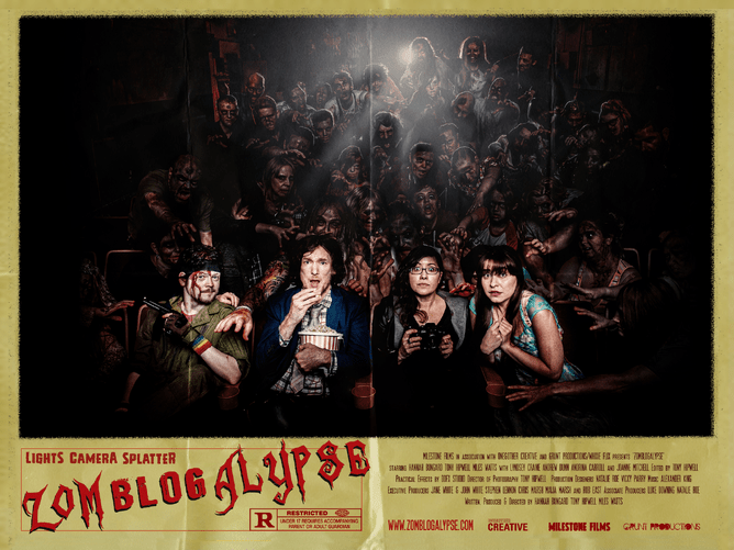  Homemade horror-comedy feature ZOMBLOGALYPSE will receive its UK premiere at Dead Northern Film Festival.