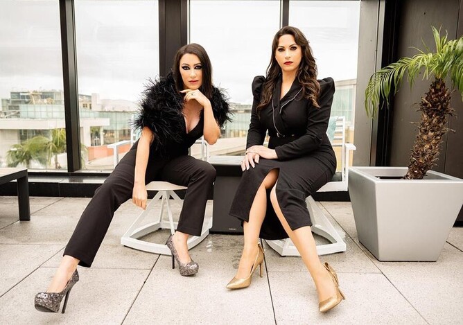 Devanny Pinn and Michelle Romano  - Photo: Courtesy of Roman Media Inc.