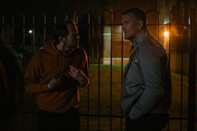 George Russo & Craig Fairbrass in Philip Barantini's british gnagster film VillainPhilip Barantini