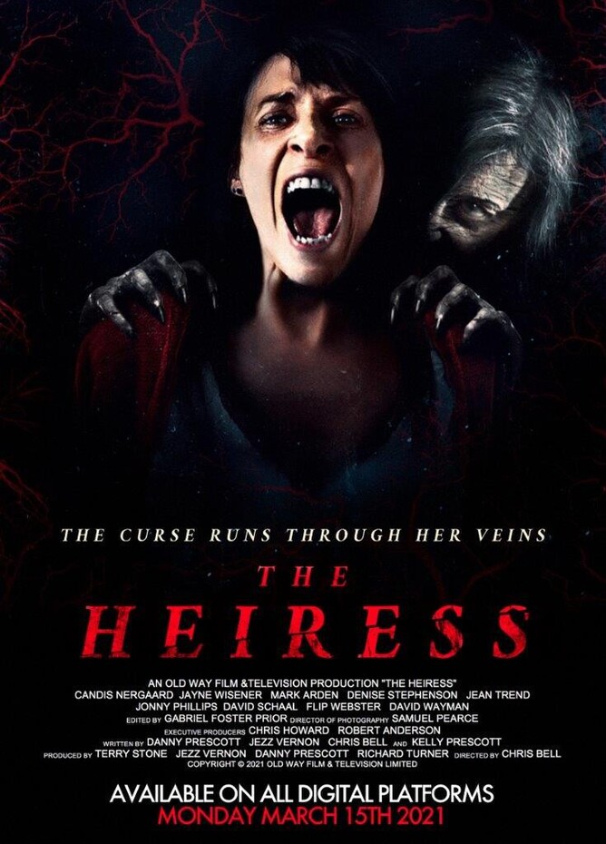 The Movie Partnership To Release Chris Bell’s British Horror THE HEIRESS On Digital From Monday 15th March 2021.