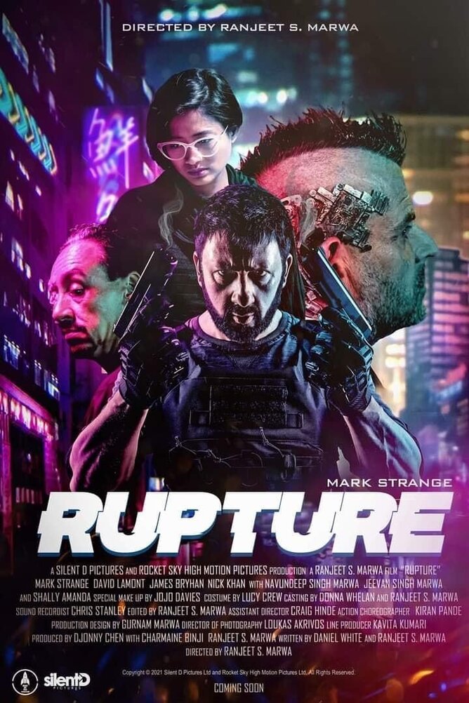 Poster & First Image Revealed For Ranjeet's Marwa's RUPTURE Starring Mark Strange.