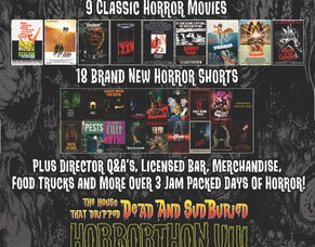 Dead And SudBuried Returns for a Bigger, Scarier Halloween Horrorthon!