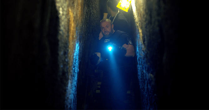 Trailer Drops For Matt Routledge's Brutal Action Horror TRIBAL - GET OUT ALIVE. starring Zara Phythian