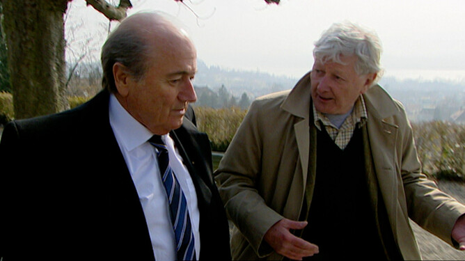 KICKBACK - Sepp Blatter being questioned by the late Andrew Jennings