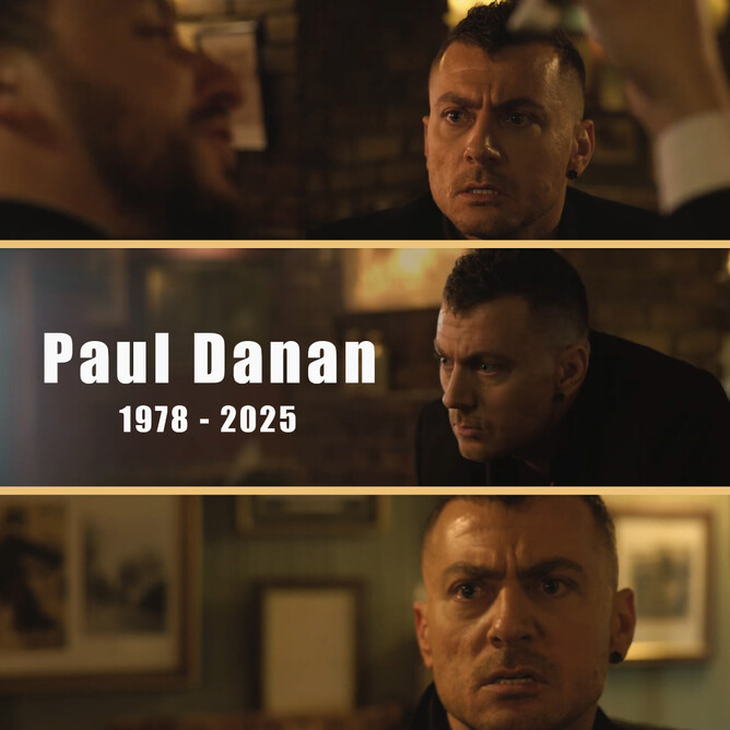 Paul Danan during the filming of a concept trailer with BritFlicks