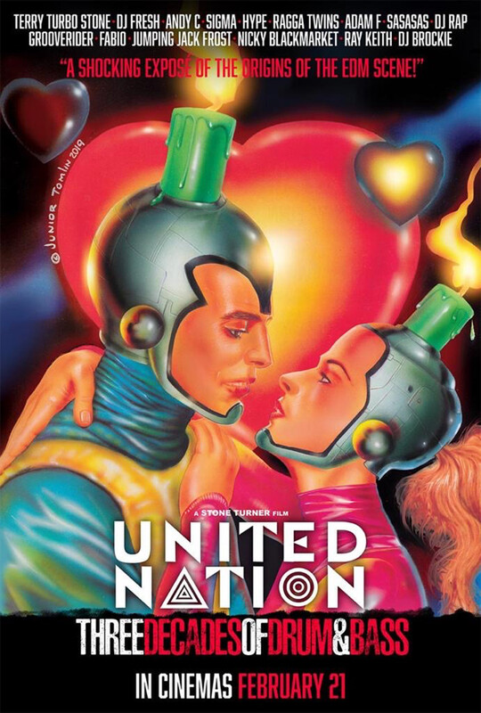 UNITED NATION THREE DECADES OF DRUM & BASS film poster 2020