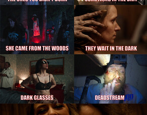 FrightFest 2022 Day Three Reviews: THE ONES YOU DIDN&rsquo;T BURN - SOMETHING IN THE DIRT - SHE CAME FROM THE WOODS - THEY WAIT IN THE DARK - THE LEECH - DARK GLASSES - DEADSTREAM