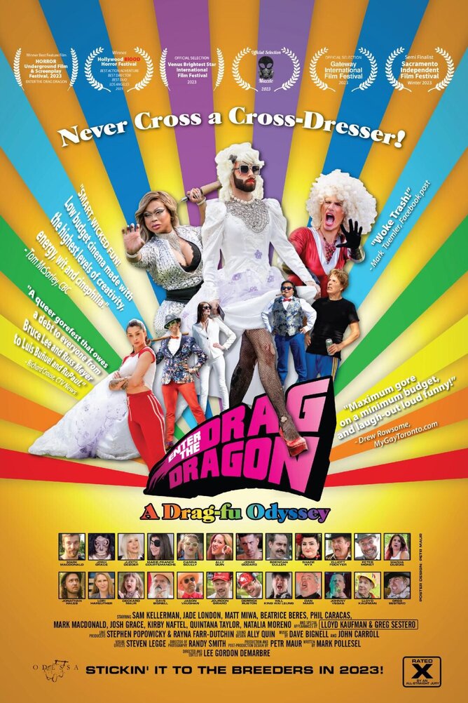 ENTER THE DRAG DRAGON: AN EPIC DRAG FU ODYSSEY  - Screening at the Glendale Laemmle theater in Los Angeles from June 16th to 22nd