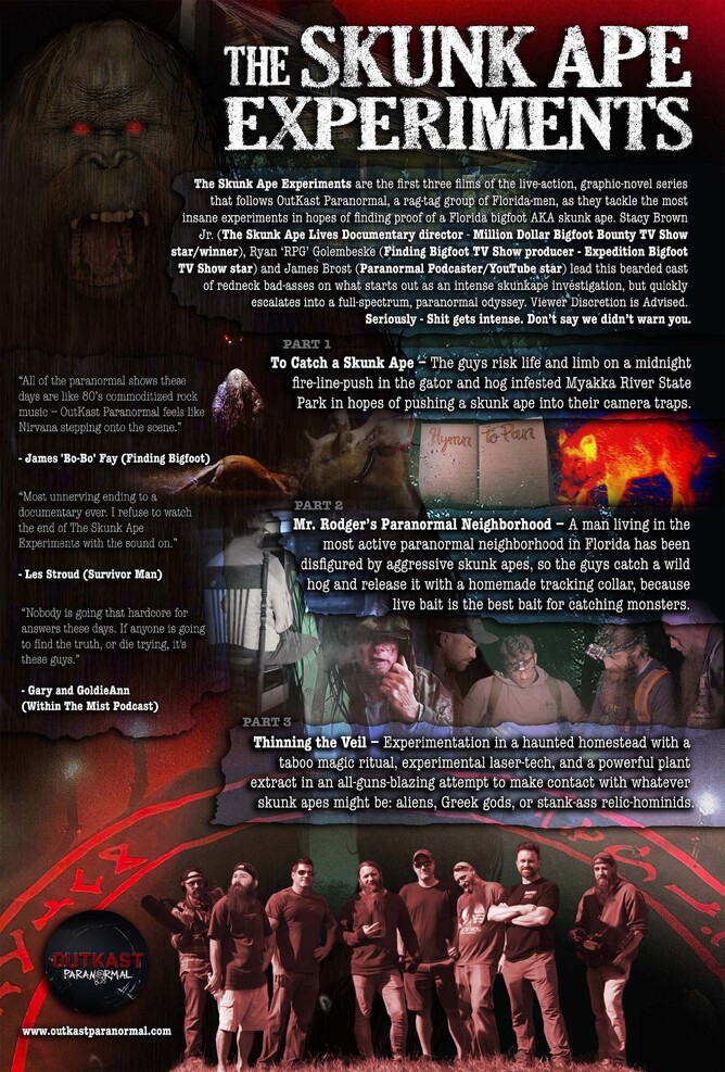 THE SKUNK APE EXPERIMENTS Debuts on Cable VOD & Digital HD from 1091 Pictures August 2nd, 2022.