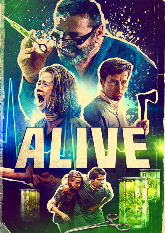  Rob Grant's twisted horror ALIVE film poster