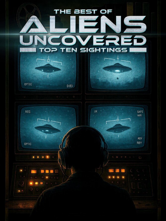 Poster for 'THE BEST OF ALIENS UNCOVERED: PART 1' – documentary trailer.