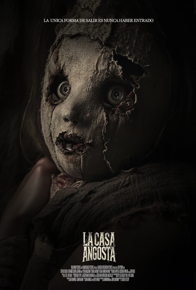 'CONFINED' (La casa Angosta) ilm Poster – Psychological Horror Thriller