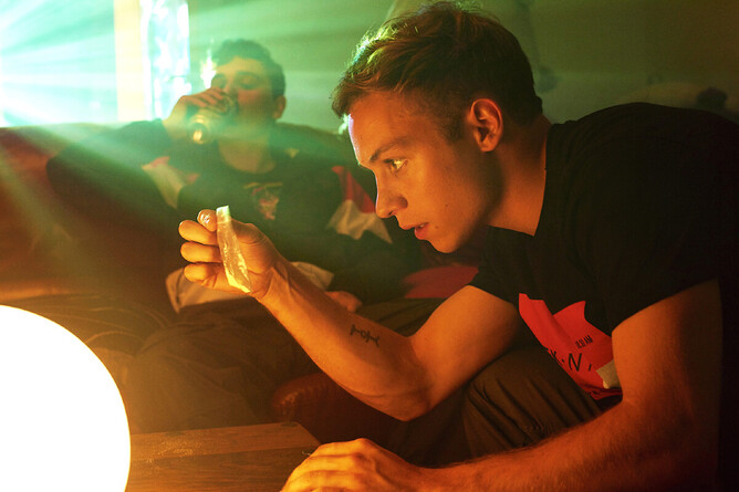 HERE ARE THE YOUNG MEN stars Dean Charles Chapman, Finn Cole , Anya Taylor-Joy, Emmett J Scanlan, Travis Fimmel, Ferdia Walsh-Peelo & Conleth Hill.