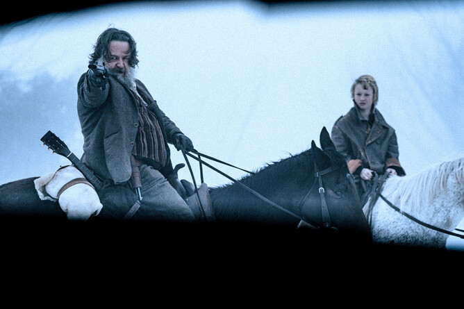 TRUE HISTORY OF THE KELLY GANG - Russell Crowe and Orlando Schwerdt 