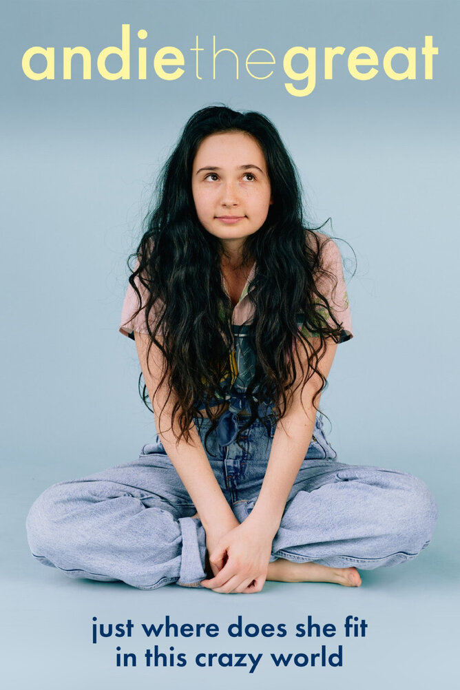 Andie The Great film poster starring Matreya Scarrwene