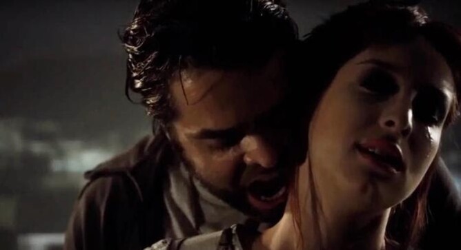 THE EVIL RISES - A group of young friends discover an ancient statue that unleashes an evil spirit. This spirit enslaves them to collect human blood. 