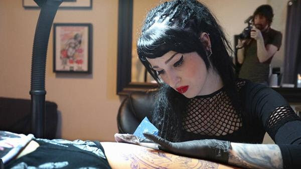 SHOOT TO MARRY - Danielle Bar (tattoo artist) and Steve Markle (filmmaker).