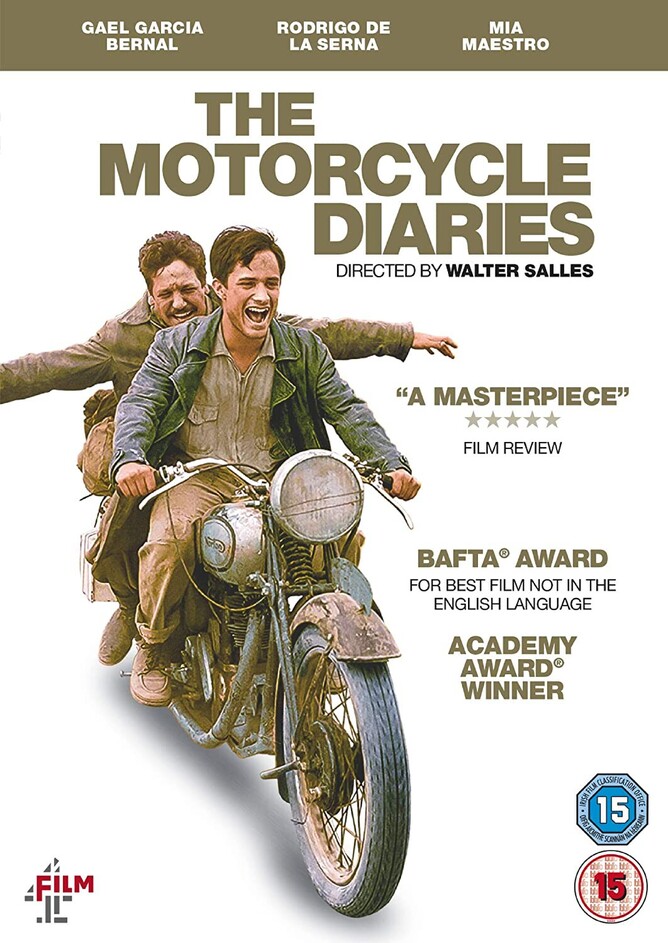 8) THE MOTORCYCLE DIARIES - Highest Rated Road Movies Ever