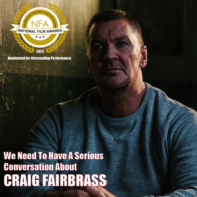 Craig Fairbrass has been nominated for an Outstanding Performance Award at the 8th annual National Film Awards
