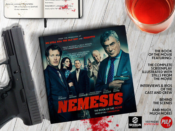Shogun Films Announce Shogun Books, With First Title Being 'NEMESIS: The Book Of The Movie’ Edited By Bill Cunningham In Association With Pulp 2.0.
