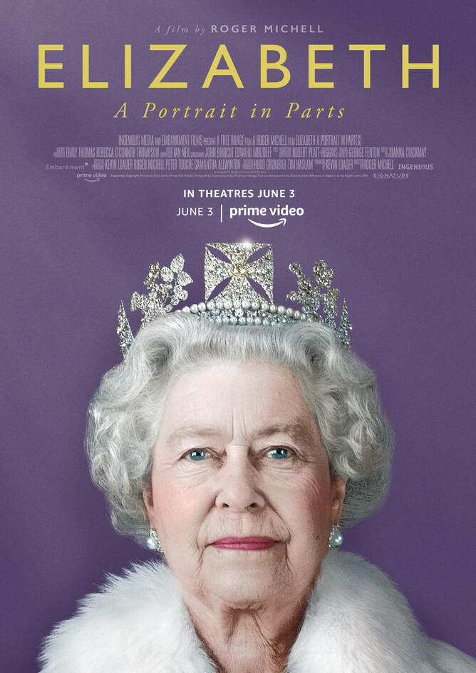 ELIZABETH: A PORTRAIT IN PARTS will be in Cinemas and on Prime Video from 3rd June 2022.