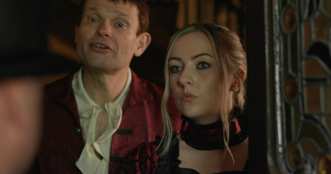 Scene from RIPPER REVEALED, the UK horror film directed by Lucas Pelizaro.