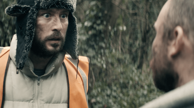  Cary Crankson in British gangster film SILENT NIGHT