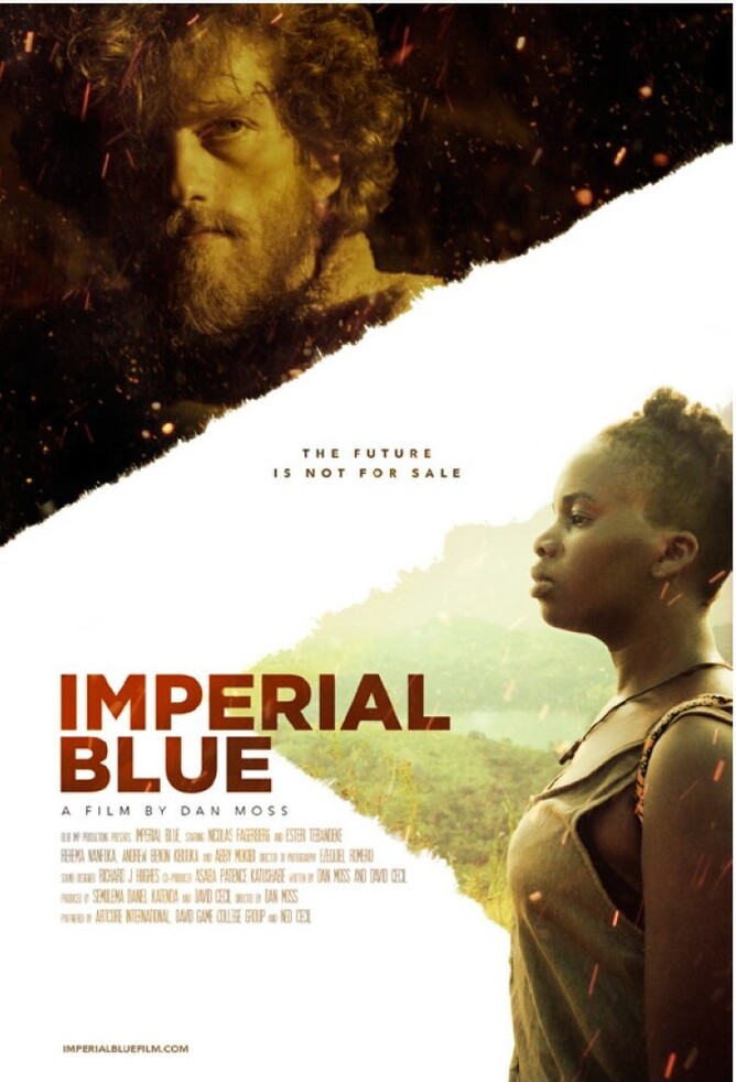 Dan Moss' IMPERIAL BLUE is a reality-bending thriller that travels across three continents before landing in the forests of central Africa.