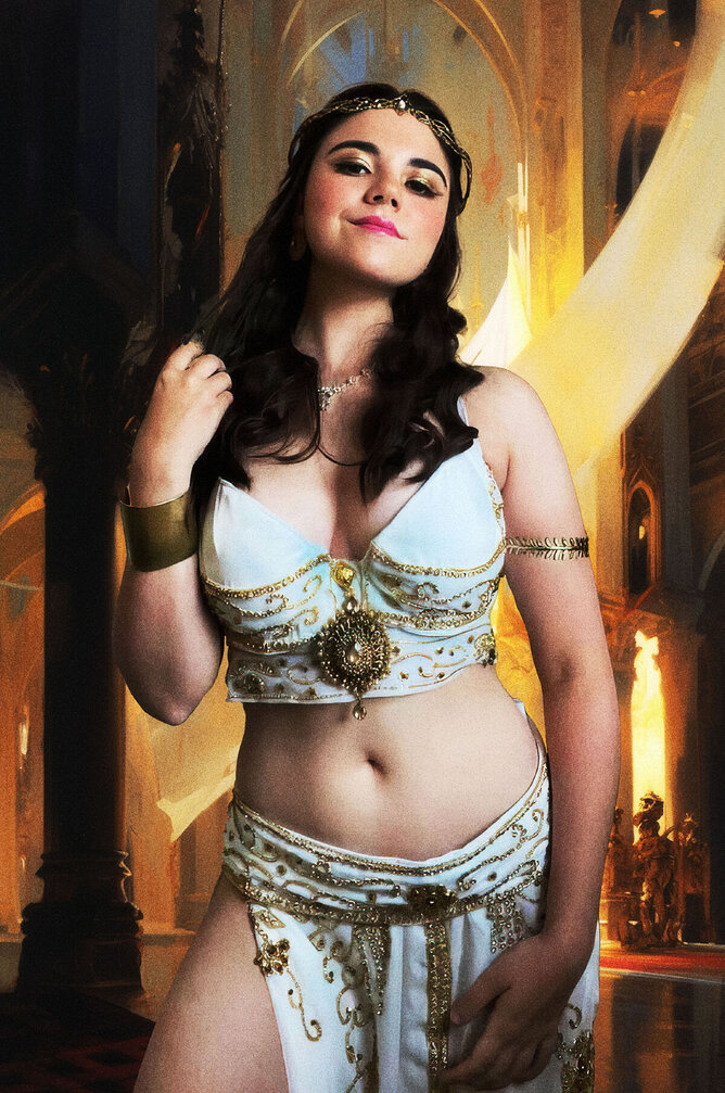 THE SLAVE & THE SORCERER - Briony Monroe as Princess Meyra