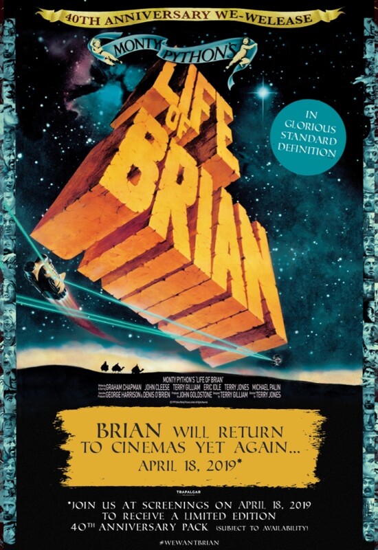 Monty Python's Life Of Brian - 40th Anniversary - in cinemas April 2019