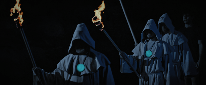 Sacrifice ritual scene