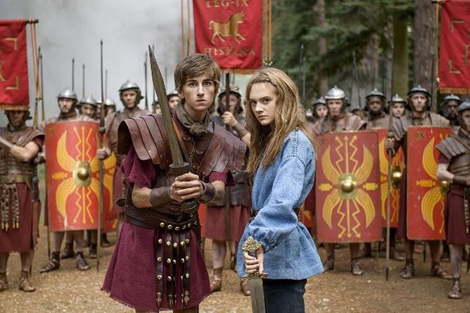 Sebastian Croft & Emilia Jones  HORRIBLE HISTORIES - THE MOVIE  ROTTEN ROMANS
