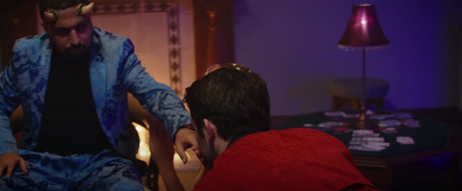 Adam Deacon as the devil in Righteous Villains