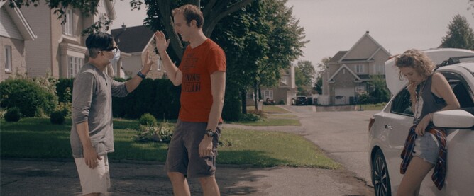 CAMPING TRIP stars Leo Zola, Caitlin Cameron, Hannah Forest Briand and Alex Gravenstein