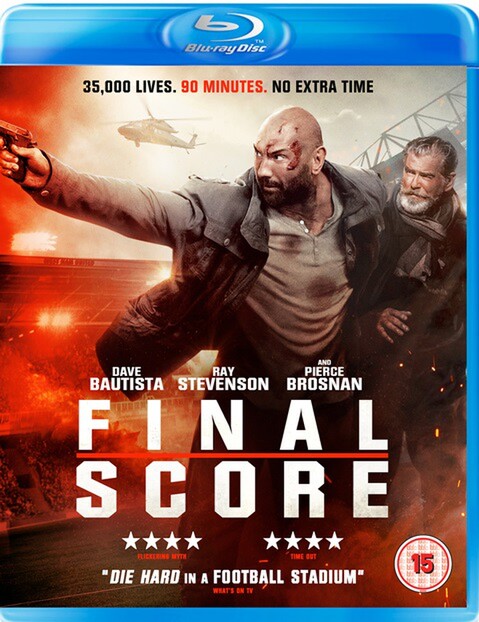 FINAL SCORE. Dave Bautista, Ray Stevenson &  Pierce Brosnan