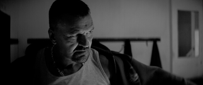 Craig Fairbrass as a pumped up Terry in Gerard Johnson's MUSCLE